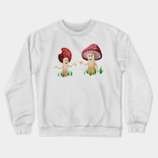 Strange Mushroom People Crewneck Sweatshirt